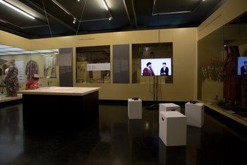 Blick in die Ausstellung, GRASSI Museum für Völkerkunde