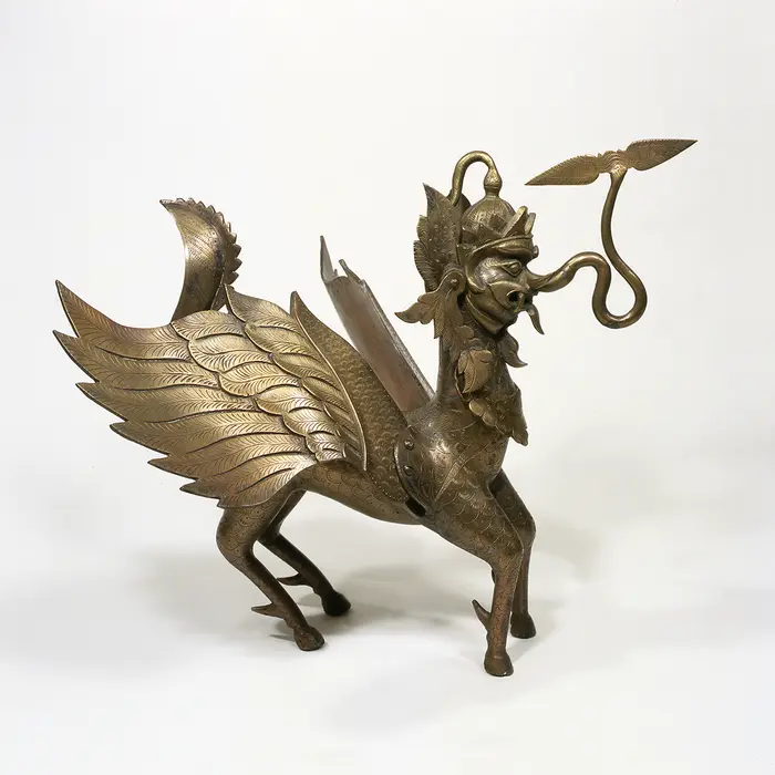 Fliegendes Pferd des Propheten Mohammed, Indonesien, Madura, 19. Jh.,  2002 © GRASSI Museum für Völkerkunde zu Leipzig, Foto: Florian Köhler