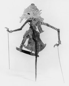 Wayang Kult-Figur, Leder, 30 cm, Zentraljava, ende 19. Jh., 2002 © GRASSI  Museum für Völkerkunde zu Leipzig, Foto: Florian Köhler