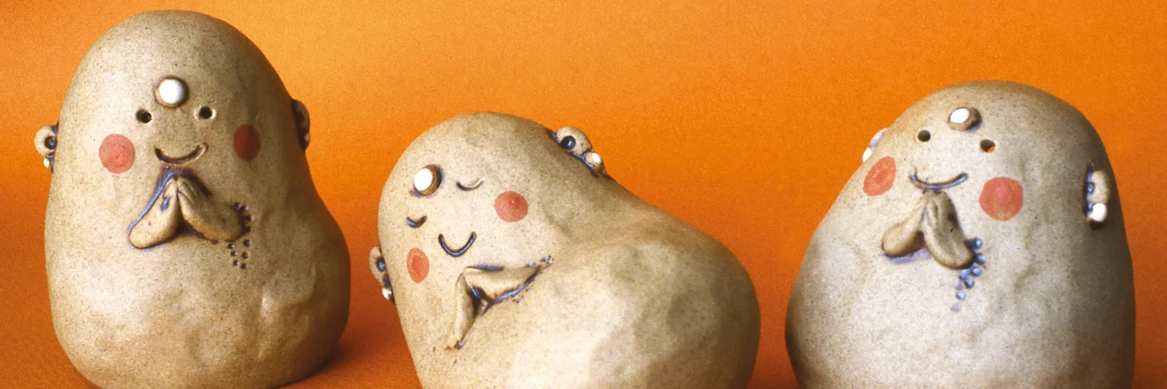 Kartoffel-Jizo, Keramik, Foto: Clemens Schlüter,  2004 © GRASSI Museum  für Völkerkunde zu Leipzig