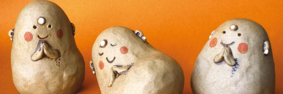 Kartoffel-Jizo, Keramik, Foto: Clemens Schlüter,  2004 © GRASSI Museum  für Völkerkunde zu Leipzig