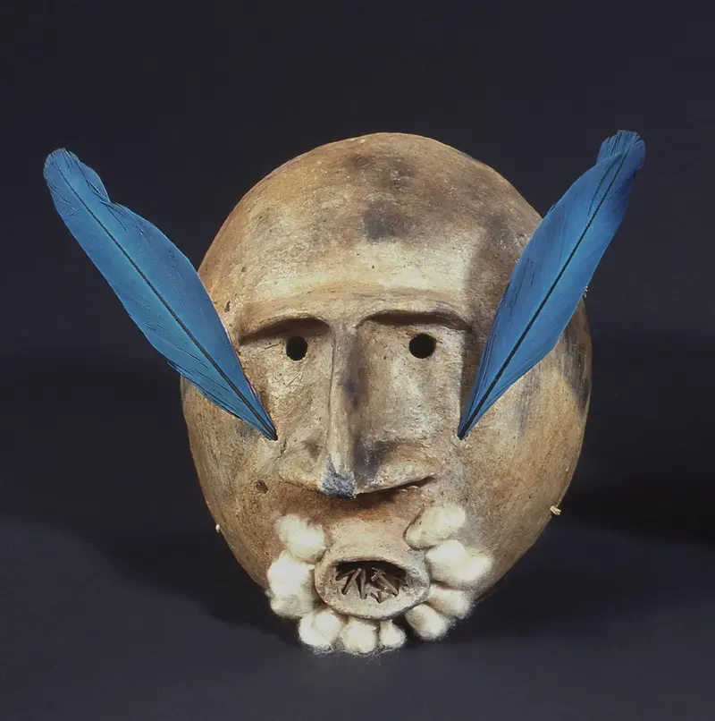 Maske, Javari-Gebiet, Brasilien, Völkerkundemuseum Dresden, © Staatliche  Kunstsammlung Dresden, Foto: Eva Winkler