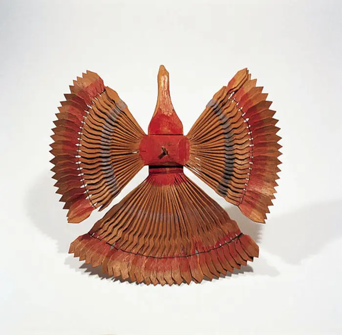 Schindelvogel,  Archangelsker Gebiet, Foto: Karin Wieckhorst,2004 © GRASSI  Museum für Völkerkunde zu Leipzig 