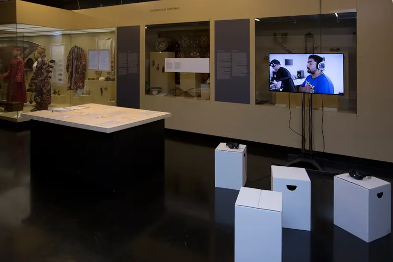 Blick in die Ausstellung, GRASSI Museum für Völkerkunde